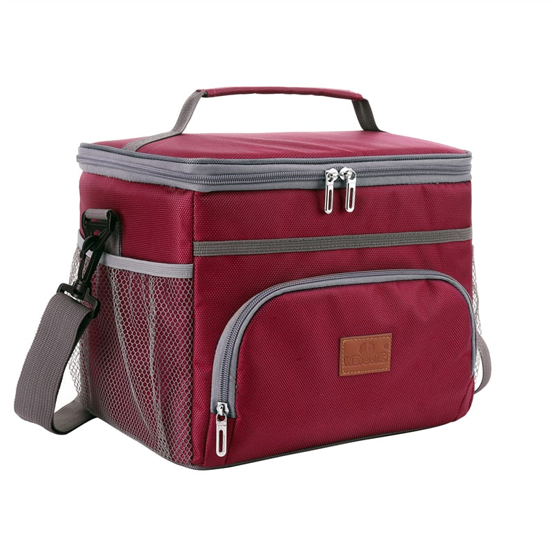 Glacière Souple 15 Litres Rouge,  sac isotherme bandoulière