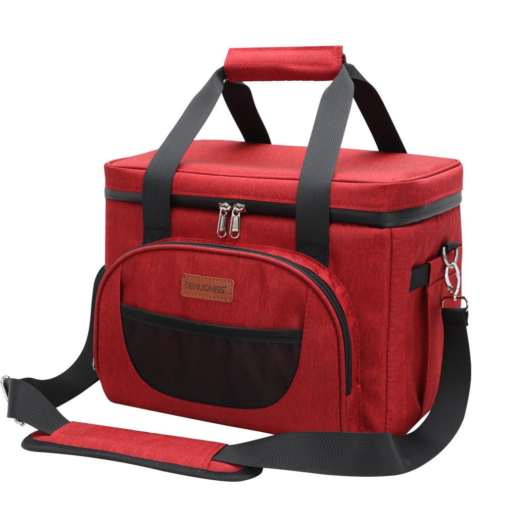 Glacière Souple Isotherme 16/28l Rouge,  sac isotherme femme